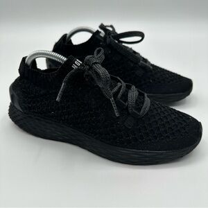 Nobull Aspire Diamond Knit Runner Men's 8.5 Women’s 10 Black Sneakers Gym Run